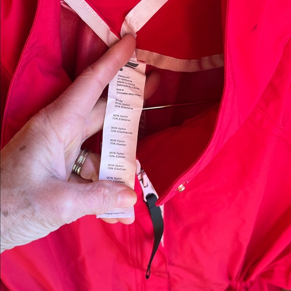 Fabletics Bold Red Utility Jacket - Picture 5 of 7